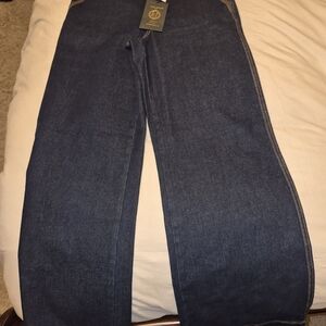 Kathy Ireland Deep Blue Denim Pants